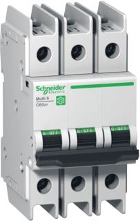 SCHNEIDER ELECTRIC MULTI9 C60BP INSTALLATIEAUTOMAAT 3P 10 A C CURVE 480Y/277 V 10 KA UL489 