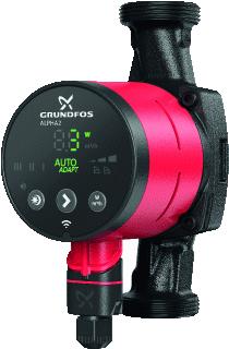 GRUNDFOS ALPHA2 CIRCULATIEPOMP 25-60 DN 25 1X230V 1.94M3/H PN 10 GIETIJZER B1XB2XHXL 44X44X104X180MM