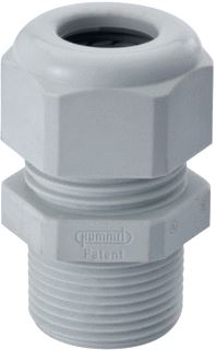 HUMMEL HSK-K KABELWARTEL PG29 KLEMBEREIK 13-20MM LENGTE 15MM KUNSTSTOF PA HALOGEENVRIJ IP68 LICHTGRIJS RAL7035