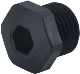 HUMMEL BLINDSTOP V-NE-SD PG VOOR AG-MAAT PG 42 ZWART POLYAMIDE GEEN EMC GEEN EX TEMP.BEREIK-20 80 