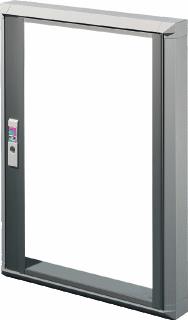 RITTAL FT SYSTEEMVENSTER BXHXD 700X270X33MM VOOR TS/SE MET BREEDTE 800MM SPUITGIETALUMINIUM PROFIELEN DUBBELBAARDSLUITING 