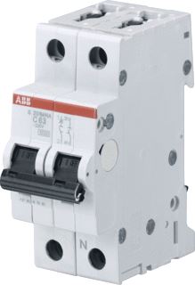 ABB S201M INSTALLATIEAUTOMAAT 1P-N B-KARAKTERISTIEK 13A IEC-EN 60898-1 10 KA-IEC60947-2 15 KA 2 MODULE BREEDTE 35MM