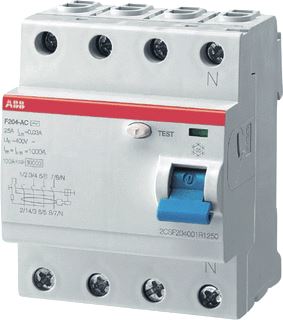 ABB SYSTEM PRO M COMPACT AARDLEKSCHAKELAAR 4P 63 A 500MA F 204 A 63-0-5