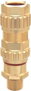 HUMMEL EXIOS KABELWARTEL M25X1.5MM KLEMBEREIK 16.9-26MM LENGTE 15MM METAAL MESSING HALOGEENVRIJ IP68