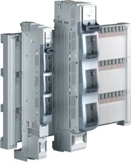 RITTAL NH-LASTSCHEIDERSTROOK DIN00 3-P SCHAKELBAAR 185MM SYSTEEM ONDERAANSLUITING M8 KLEMBEVESTIGING ELEK. ZEKERINGBEWAKING 