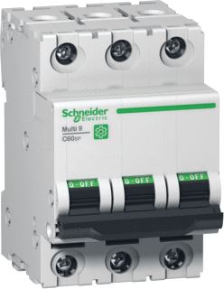 SCHNEIDER ELECTRIC MULTI9 C60SP INSTALLATIEAUTOMAAT 3P 63 A C CURVE 480Y/277 V 5 KA UL1077