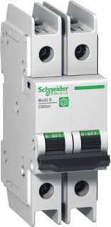 SCHNEIDER ELECTRIC MULTI 9 INSTALLATIEAUTOMAAT C60BP 2-POLIG 20A C-KARAKTERISTIEK 480Y/277V 10KA UL489 