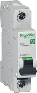 SCHNEIDER ELECTRIC MULTI 9 C60N INSTALLATIEAUTOMAAT 1P 10 A B CURVE 240 V 10 KA