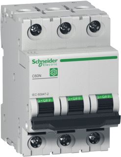 SCHNEIDER ELECTRIC MULTI9 C60N INSTALLATIEAUTOMAAT 3P 32 A B CURVE 415 V 10 KA