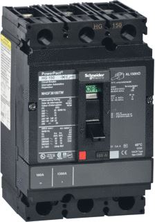 SCHNEIDER ELECTRIC POWERPACT MULTISTANDARD H-FRAME 3P 150A 65KA TM BEVEILIGING