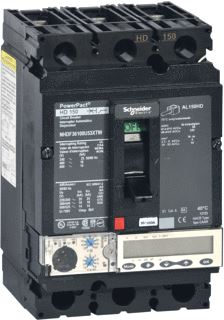 SCHNEIDER ELECTRIC POWERPACT MULTISTANDARD H-FRAME 3P 60A 25KA-MICROLOGIC 5.2E BEVEILIGING 