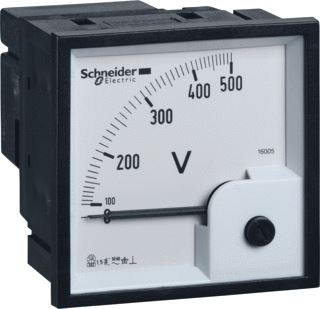 SCHNEIDER ELECTRIC VOLTMETER 72X72 0-500V (DE) 