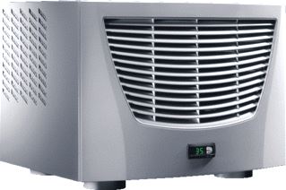 RITTAL SK DAKMONTAGE-KOELAGGREGAAT 1,0 KW 115V 60HZ 597X417X475MM BXHXD RAL 7035 UITVOERING RVS MET COMFORTCONTROLLER 