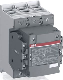 ABB AF116 MAGNEETSCHAKELAAR 3P AC3-116A-55KW-400V-HULPCONTACT 2M-2V SPOELSPANNING 48-130VAC-50-60HZ-48-130VDC SPOELCODE 12