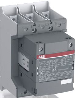 ABB AF116 MAGNEETSCHAKELAAR 3P AC3-116A-55KW-400V-RING-RAILAANSL-HULPCONTACT 0M-0V SPOELSPAN-250-500VAC-50-60HZ-250-500VDC