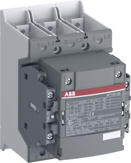 ABB AF140 MAGNEETSCHAKELAAR 3P AC3-140A-75KW-400V-RING-RAILAANSL-HULPCONTACT 2M-2V SPOELSPANN-48-130VAC-50-60HZ-48-130VDC