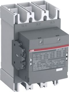 ABB AF265 MAGNEETSCHAKELAAR 3P AC3-265A-132KW-400V-HULPCONTACT 2M-2V SPOELSPANNING 48-130VAC-50-60HZ-48-130VDC SPOELCODE 12