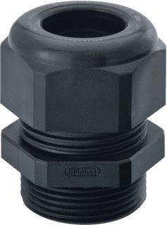 HUMMEL HSK-K-EX-ACTIVE KABELWARTEL M40X1.5MM KLEMBEREIK 20-26MM LENGTE 18MM KUNSTSTOF PA HALOGEENVRIJ IP68 ZWART RAL9005 