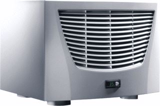 RITTAL SK LUCHT/WATER-WARMTEWISSELAAR DAKMONTAGE 4KW 230V 50/60HZ 597X417X475MM BXHXD RAL 7035 MET COMFORTCONTROLLER 