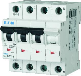 EATON INSTALLATIEAUTOMAAT 1,6A 4P INCL.NUL K-KAR 15KA 