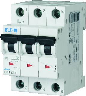 EATON INSTALLATIEAUTOMAAT 8A 3P D-KAR 15KA 