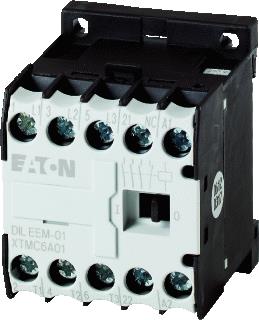 EATON MINI-MAGNEETSCHAKELAAR 3P AC3-6,6A-3KW(400V) HULPCONTACT 1V SPOELSPANNING 110VDC SCHROEFKLEM 