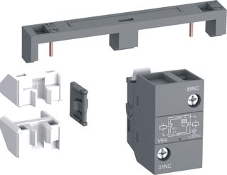 ABB MECHANISCHE EN ELEKTRISCHE VERGRENDELING T-B-V-MAGNEETSCHAKELAAR AF09 T-M AF38 INCL-CLIPS BB4-