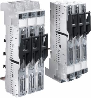 RITTAL NH-ZEKERINGLASTSCHEIDER DIN00 3-POLIG 690V LN MAX 160A HARTAFSTAND 100MM GESCHIKT VOOR 5-10MM BXH 50X400MM FRAMEKLEM