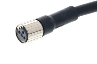 OMRON M8 CONNECTOR 3-PIN RECHT PUR SCHROEFVERBINDING 5 M KABEL 