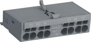 ABB MS 1XX-HKF 1-11K HULPCONTACT 1NO-1NC VOOR MS 116-132-165 FRONTMONTAGE 