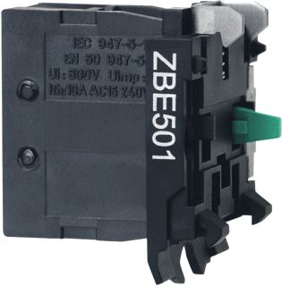 SCHNEIDER ELECTRIC SINGLE CONTACT BLOCK FOR HEAD 22 1NO SCREW CLAMP TERMINAL