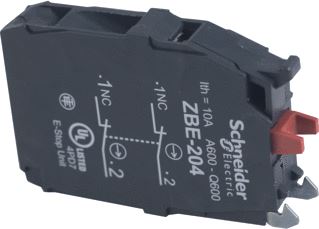 SCHNEIDER ELECTRIC HARMONY XB5 DUBBEL CONTACTBLOK VOOR DRUKKNOP ZBE 22MM 2NC SCHROEFKLEM