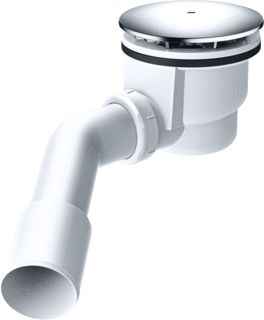 GROHE UNIVERSAL AFVOERGARNITUUR VOOR DOUCHE HORIZONTAAL 112MM DIAMETER CHROOM 