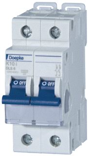 DOEPKE INSTALLATIEAUTOMAAT DLS 6I 10KA 10A/K-KAR./2P