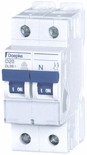 DOEPKE INSTALLATIEAUTOMAAT DLS 6I 10KA 20A/D-KAR./1P+N 