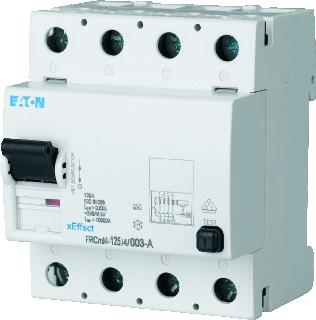 EATON FRCMM AARDLEKSCHAKELAAR TYPE G/A 4P 10KA 125A FOUTSTROOM: 100MA MEETSPANNING: 415V 4 MODULEN B=70MM VERTRAAGD 