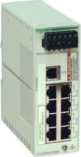 SCHNEIDER ELECTRIC CONNEXIUM ETHERNET TCP/IP BASIC MANAGED SWITCH 8TX