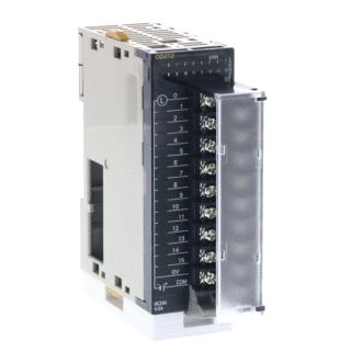 OMRON MODULAR PLC CJ-SERIE DIGITALE I/O UNITS 16 X OUTPUT TRANSISTOR NPN 12 TOT 24VDC/0,5A KLEMMENBLOK MET SCHROEFAANSLUITING 