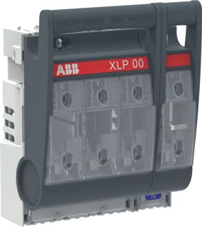 ABB COMPONENTEN PATROONLASTSCHEIDER 4-POLIG 160A 500V AC 1000V MET LASTSCHEIDER NH00 IP30 HXBXD 160X144X100MM