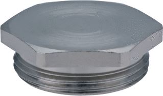 HUMMEL BLINDSTOP V-INOX-NBR METRISCH VOOR AG-MAAT M 12 X 1,5 INOX 1.4305 GEEN EMC GEEN EX TEMP.BEREIK-20 95 