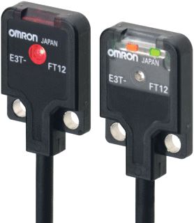 OMRON ZENDER-ONTVANGER 50 CM PLAT 3,5 MM 12-24 VDC NPN DO M2 BEVESTIGINGSGATEN 2 M KABEL 