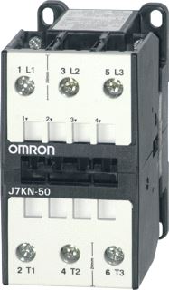 OMRON MAGNEETSCHAKELAAR 3P AC3-50A-22KW(400V) HULPCONTACT 0 SPOELSPANNING 24VDC SCHROEFKLEM. 