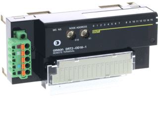 OMRON 16 UIT 24V DC PNP 0,5A TERMINAL VOOR DEVICENET 24V DC VOEDING 