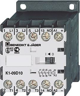OMRON MINI-MAGNEETSCHAKELAAR 3P AC3-9A-4KW(400V) HULPCONTACT 1V SP.SP 24VDC INCL. DIODE SCHROEFKL. 