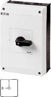 EATON AAN-UIT-SCHAKELAAR 3-POLIG + 1MC + 1VC 63 A OPBOUW 