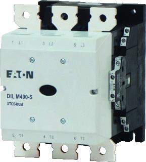 EATON MAGNEETSCHAKELAAR 3P AC3-400A-200KW(400V) HULPCONTACT 2M+2V SPOELSPANNING 220-240V50/60HZ. 