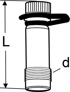 TA DTA-NV 3/8INCH MEETNIPP 90 MM