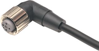 OMRON M12 CONNECTOR 4-PIN HAAKS PUR SCHROEFVERBINDING 10 M KABEL 