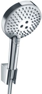 HANSGROHE RAINDANCE SELECT S / POWDERRAIN HANDDOUCHE BADSET 120MM DOUCHEKOP 3JET 1600MM DOUCHESLANG MET DOUCHEHOUDER CHROOM 