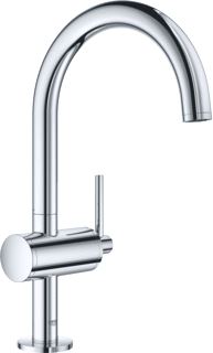 GROHE ATRIO NEW WASTAFELMENGKRAAN L-SIZE PO WASTE EENGREEPS 1-GATS 302MM HOOGTE 166MM UITLOOP DRAAIBAAR CHROOM 